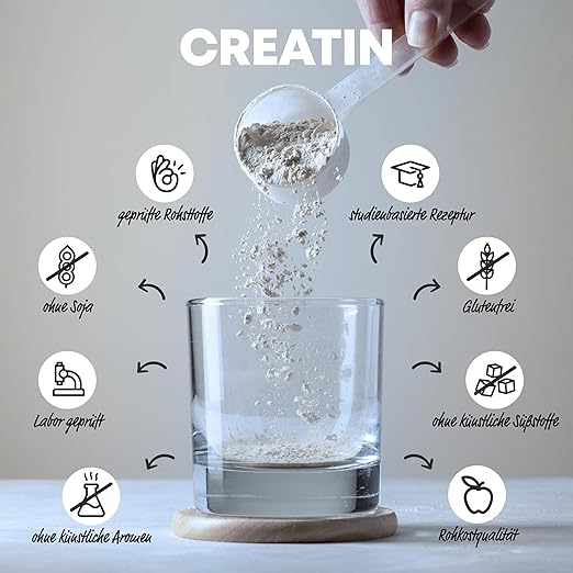 Creatine Monohydrate (600 g Creatine Vegan) (1x Creatine Bundle)