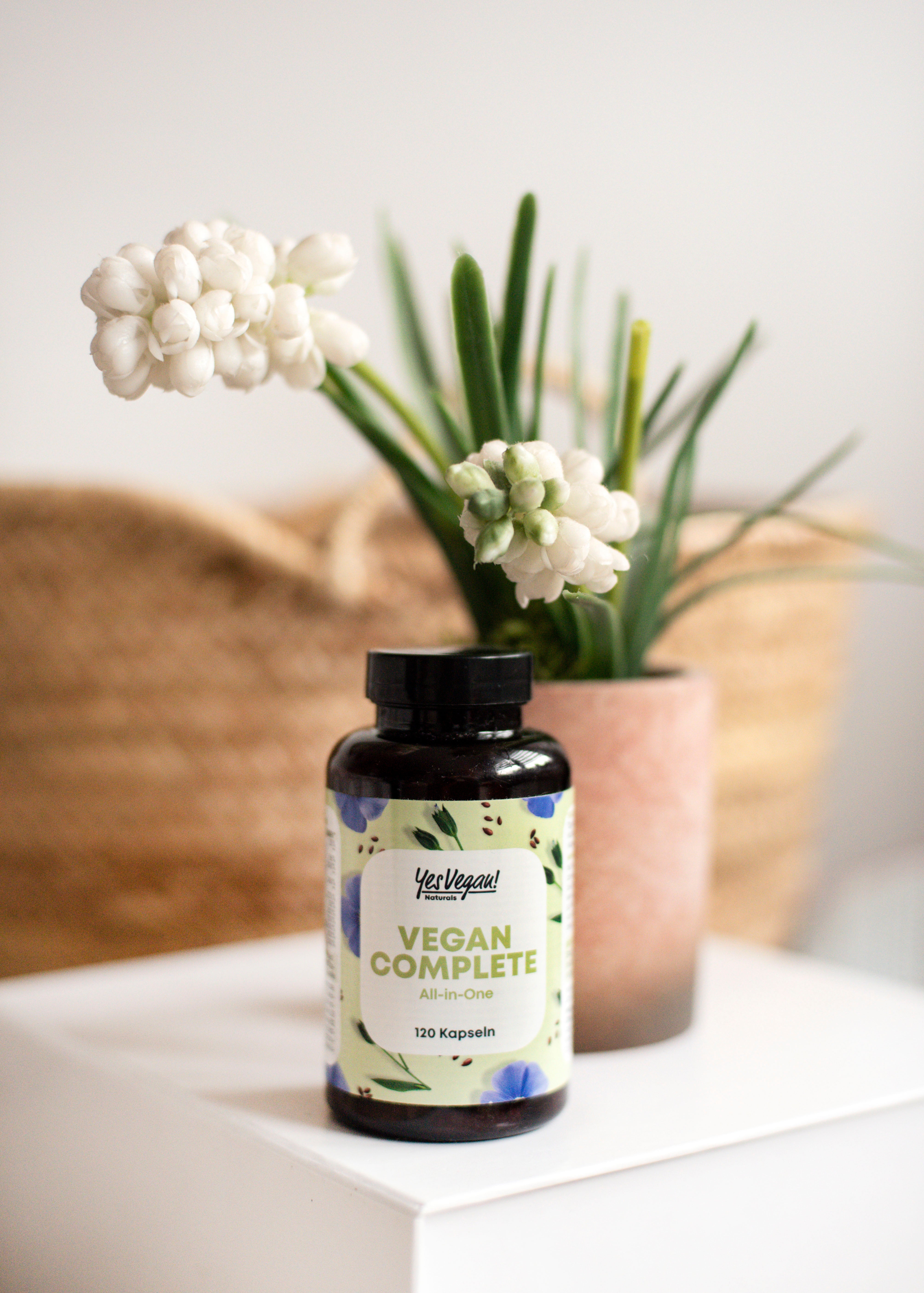 Yes Vegan Vegan Complete All-in-One 120 Kapseln mit weißer Hyazinthe