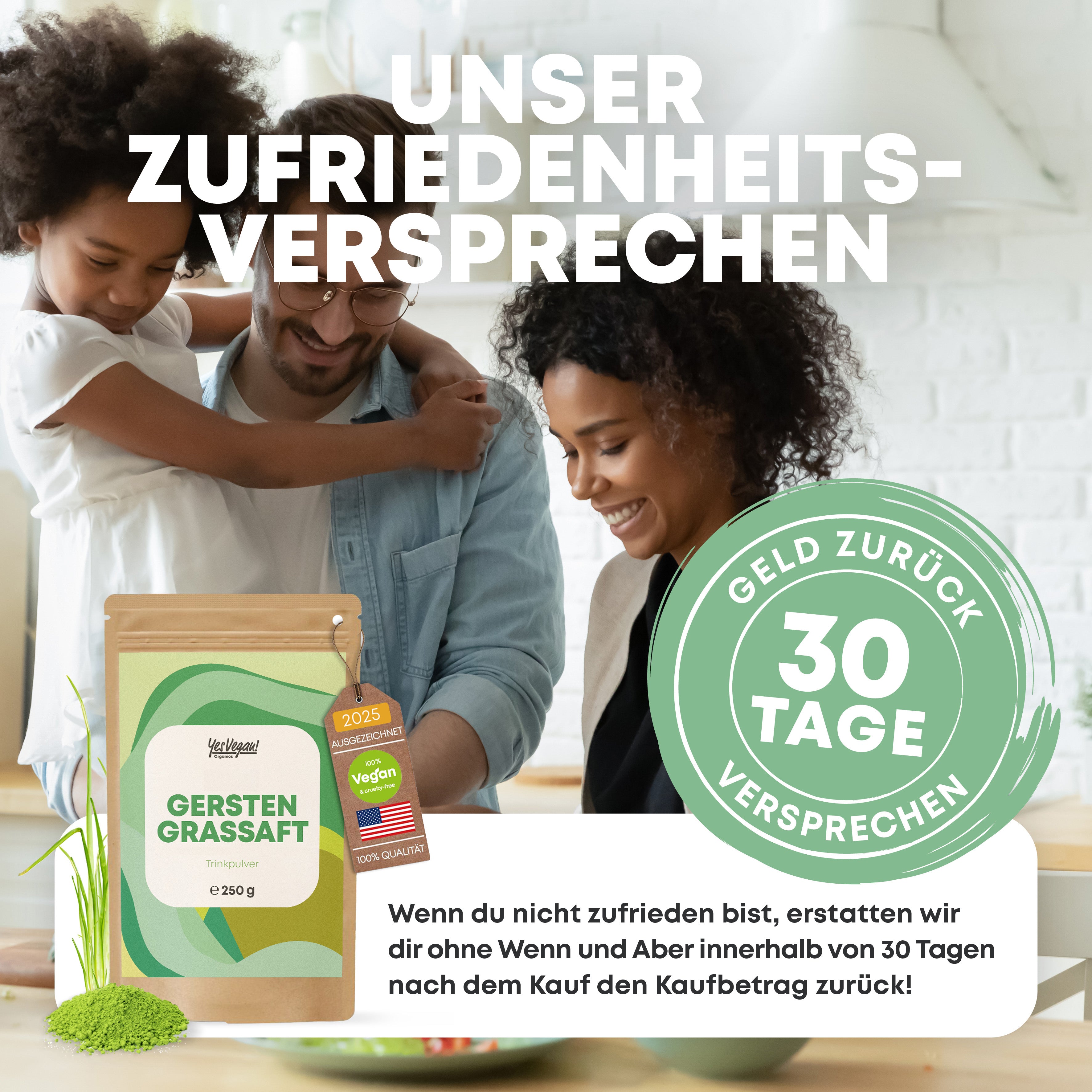 GERSTENGRASSAFT PULVER inkl. kostenloser Shaker