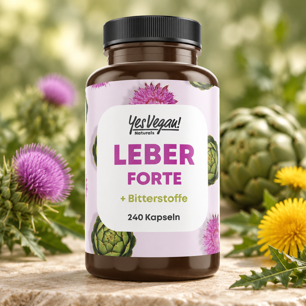 Yes Vegan Leber Forte – Premium Produkt-Titelbild