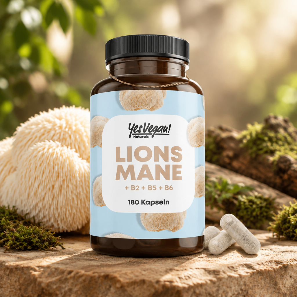 Yes Vegan Lions Mane – Premium Produkt-Titelbild