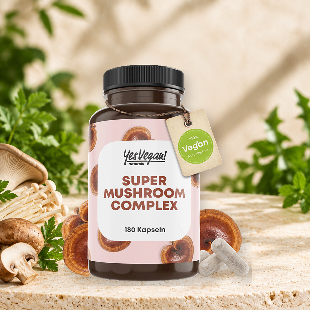 Yes Vegan Mushroom Complex – einheitliches Premium Titelbild