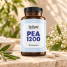 KI-generierte Abbildung (beispielhaft): Yes Vegan PEA Kapseln – 1.200 mg Palmitoylethanolamid, 180 Kapseln