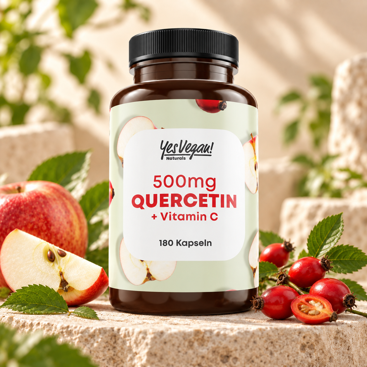 Yes Vegan Quercetin + Vitamin C – Premium Titelbild