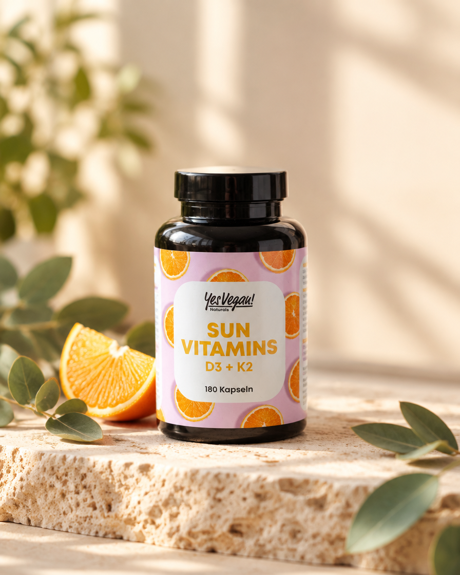 Yes Vegan Sun Vitamins – Editorial Lifestyle Visual