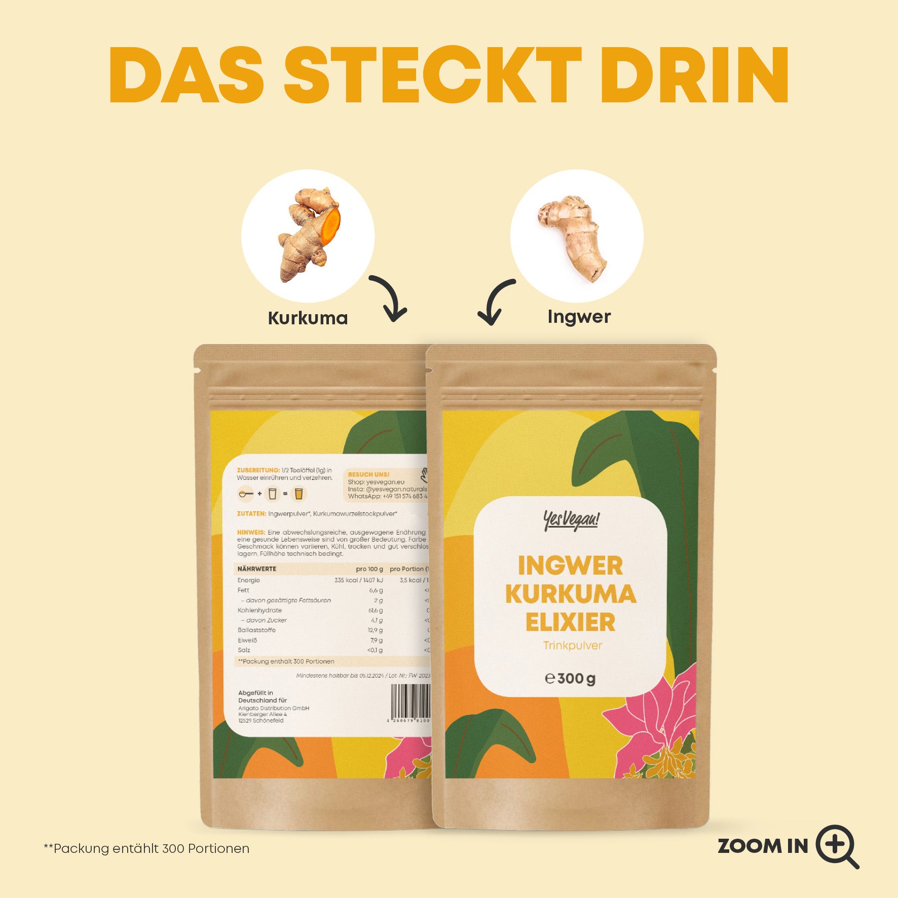 INGWER KURKUMA TRINKPULVER