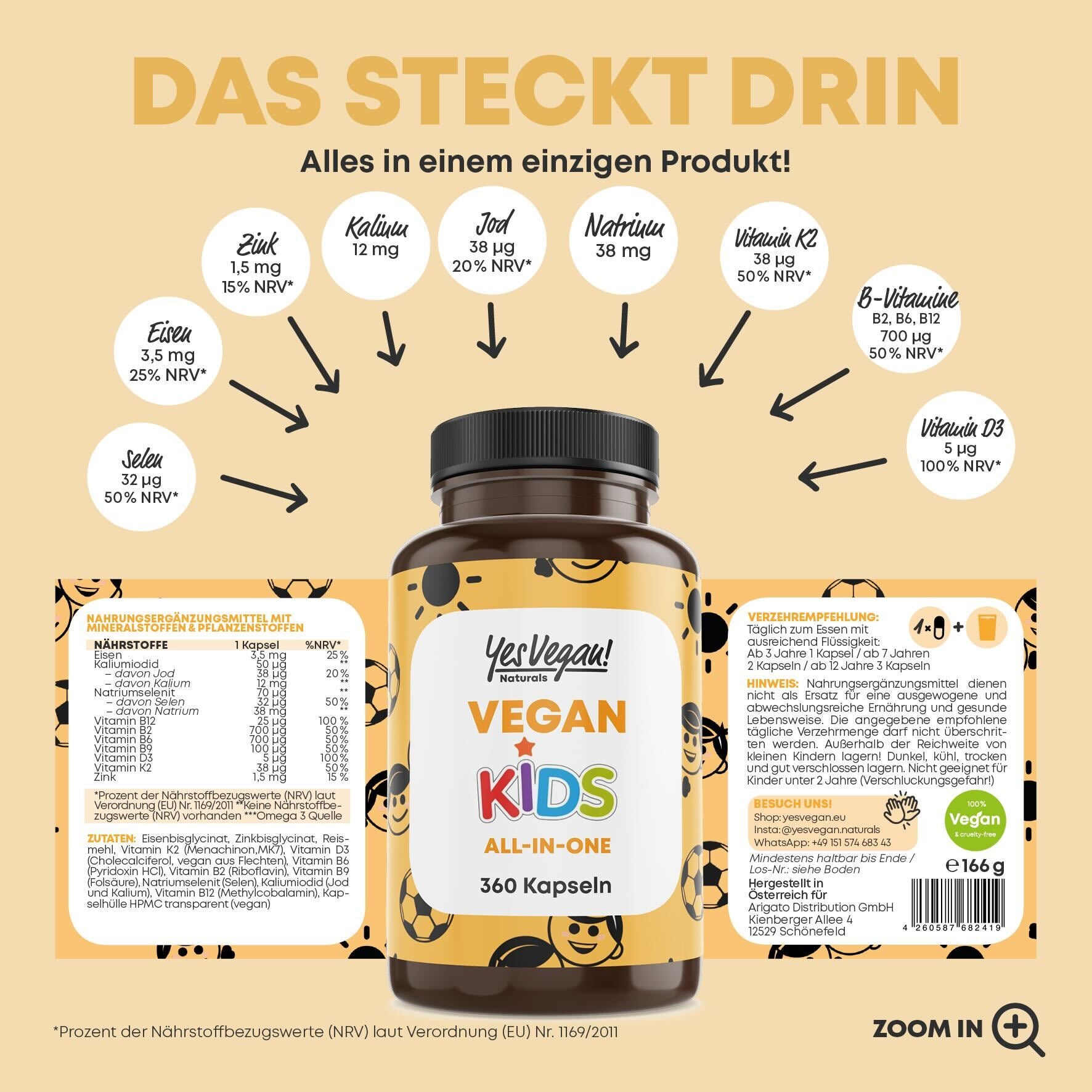 Vegan Kids 1 x 360 Kapseln