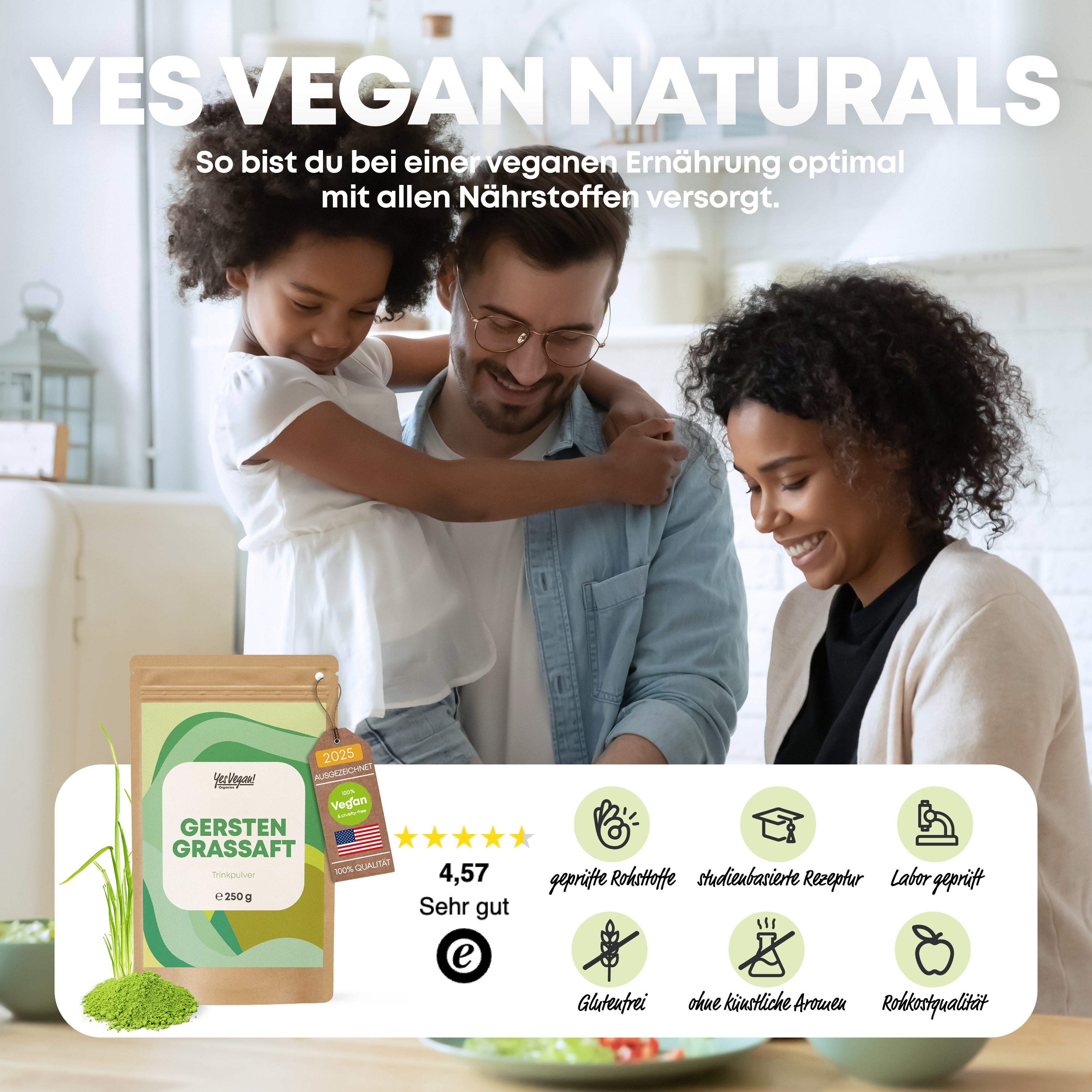 GERSTENGRASSAFT PULVER inkl. kostenloser Shaker