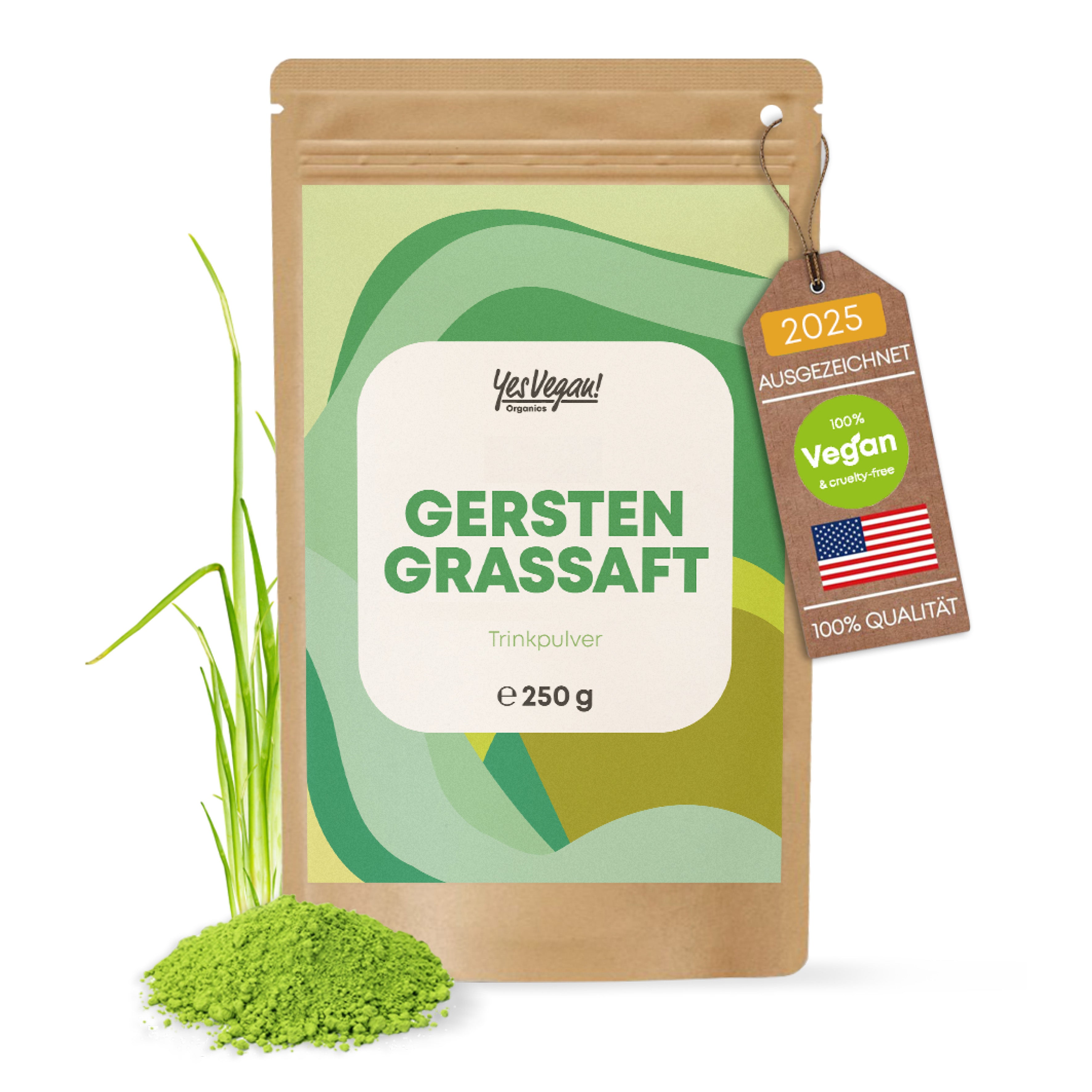 GERSTENGRASSAFT PULVER inkl. kostenloser Shaker