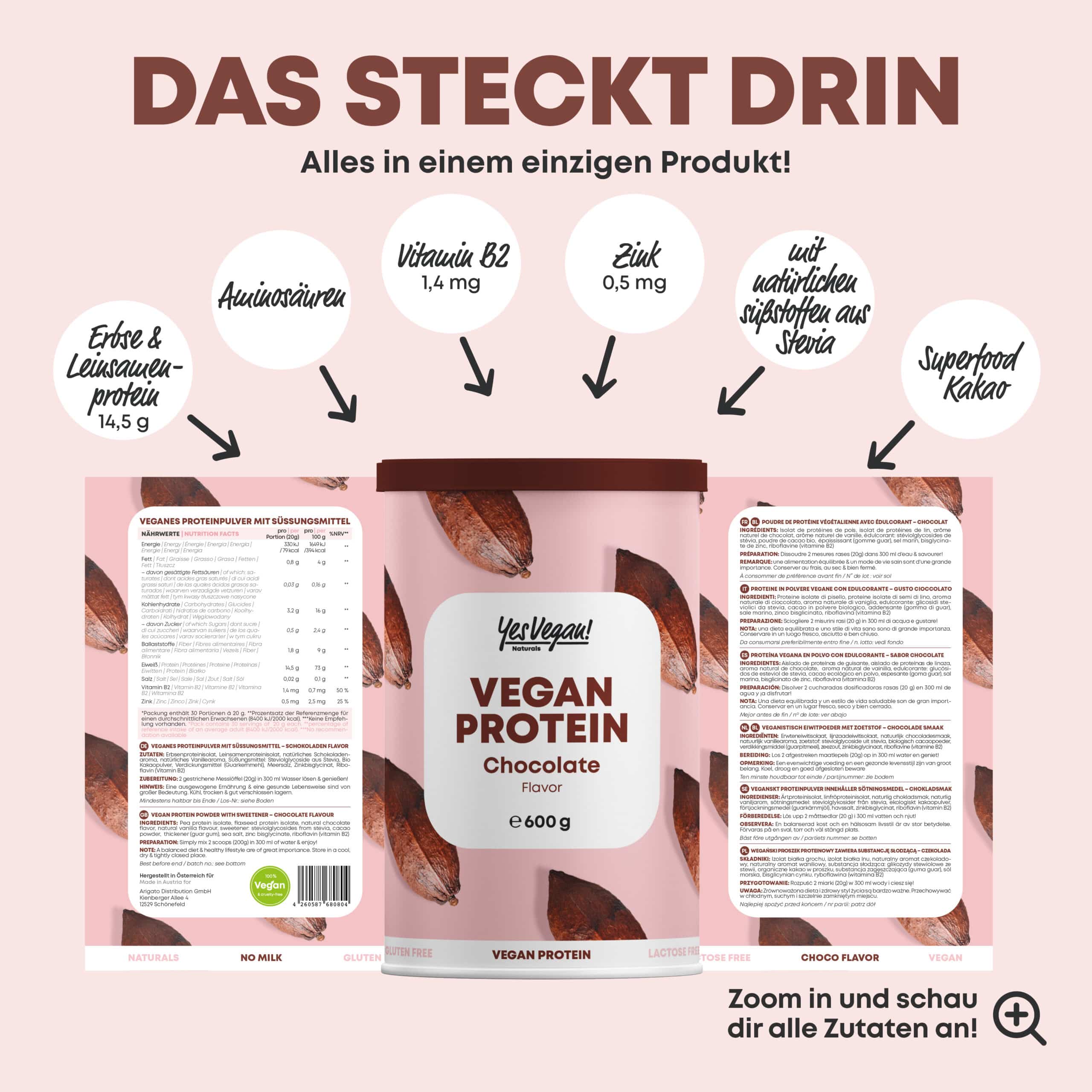 VEGAN PROTEIN CHOCOLATE