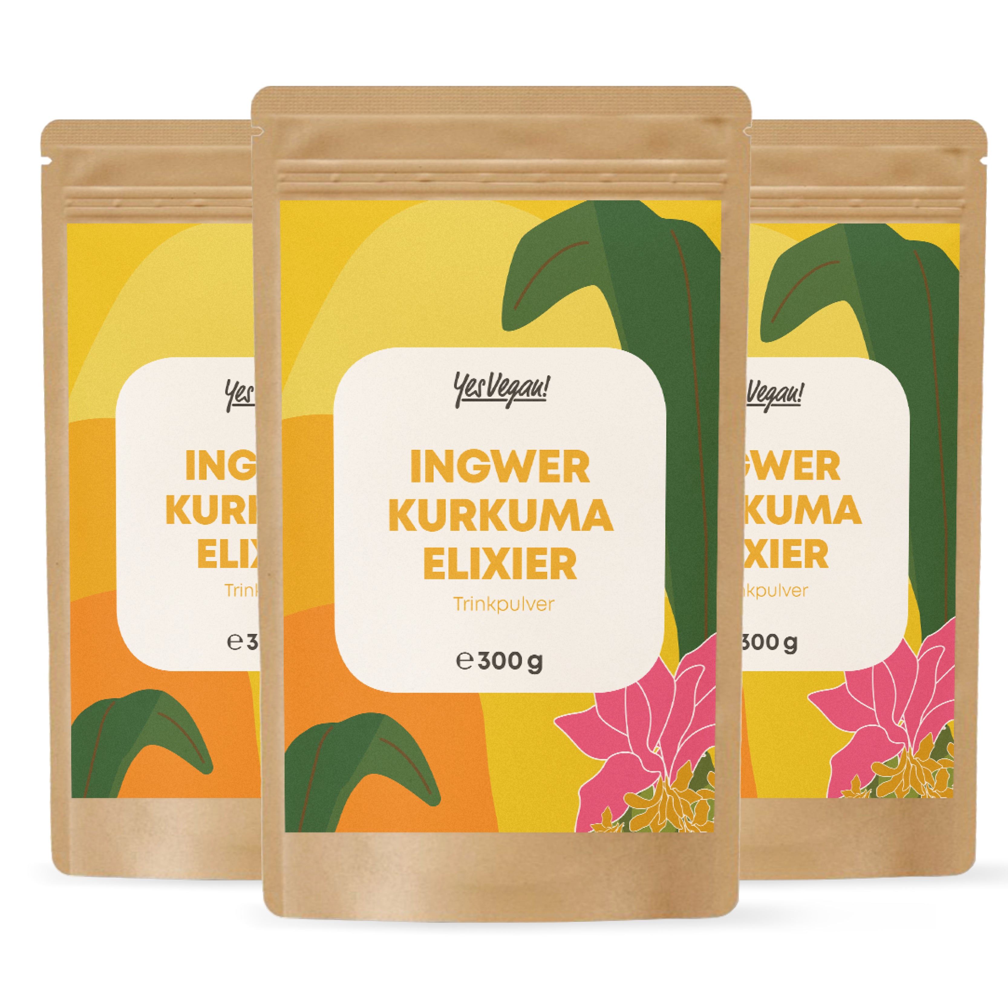 INGWER KURKUMA TRINKPULVER inkl. kostenloser Shaker